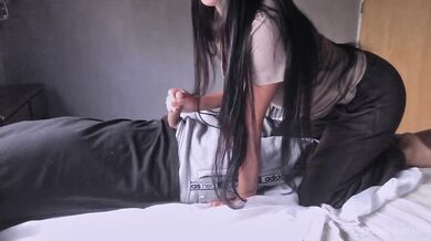 Silent and brutal cowgirl fucking 18yo latina in rough doggystyle