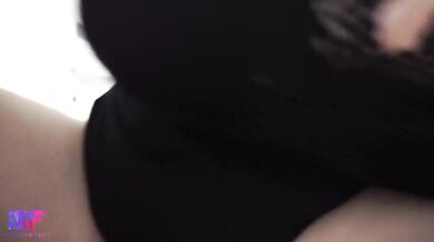 Blonde babe with huge natural tits gets pussy pounded hard missionary