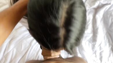 Latina morena colombiana teen gushes thick cock raw deep throat