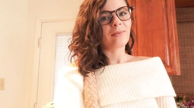 Fiancé gets creampie before wedding with Aaron Stone hairy pussy makes her gush