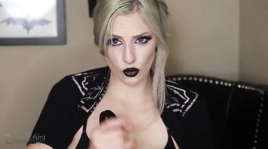 Therapist ruins blonde alt girl with dildo and dirty talk until she’s cumming hard
