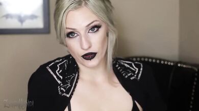Therapist ruins blonde alt girl with dildo and dirty talk until she’s cumming hard