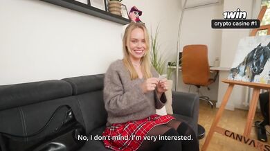 Teacher and student fuck ends with rough cum filled condom swallowing