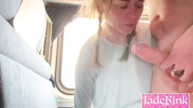 Picked Slut From Streets And Fucked Her In Public Train Creampied
