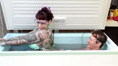Tattooed babe claws cum while riding thick cock compilation