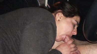 Manon the French whore chokes on cum and money for strangers
