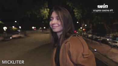 POV Big dick guts throat fucks bubbly brunette in side mission