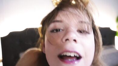 Ripped condom step sis loves rough creampie like a slut