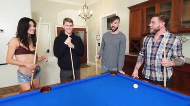 Strip Pool Twist Losers Fucked Hard & Rough in Raw MMMF Gangbang