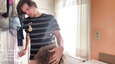 Stepmom's Big Ass Laundry Day Rough Fucking and Face Fucking
