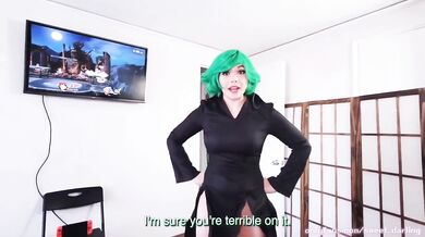 Tatsumaki Gets Fucked Raw Cute Green Haired Cosplay Slut Takes Creampie Loads
