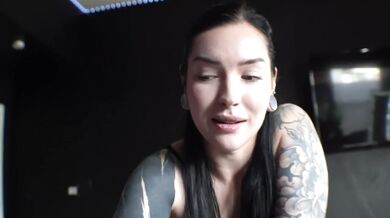His Slut Girlfriend Sucked Him Raw Missionary POV Blowjob Tattooed GF
