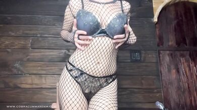 Femdom POV Caged Cock Chastity Jerk Off Instruction Blonde Slave Training