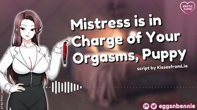 Puppy gets rules and good boy rewards femdom mistress teases degradation ASMR joi audio