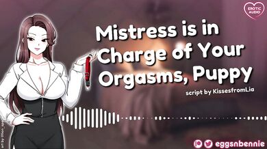 Puppy gets rules and good boy rewards femdom mistress teases degradation ASMR joi audio