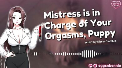 Puppy gets rules and good boy rewards femdom mistress teases degradation ASMR joi audio