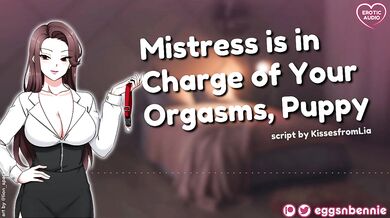 Puppy gets rules and good boy rewards femdom mistress teases degradation ASMR joi audio