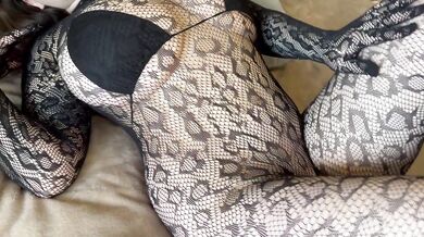 Crazy stepsister seduced me with her tight outfit and huge tits