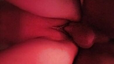 Wife bent over and videos herself getting fucked floor up view