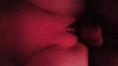 Wife bent over and videos herself getting fucked floor up view
