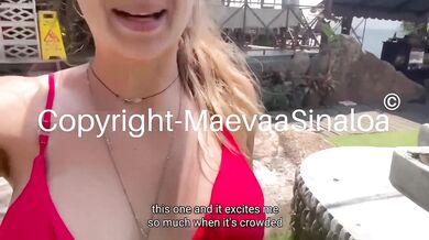 French slut gets fucked bareback in a public toilet in Thailand