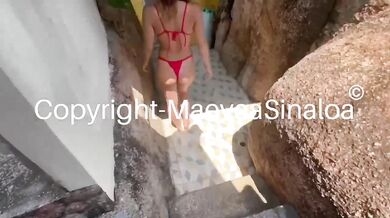 French slut gets fucked bareback in a public toilet in Thailand