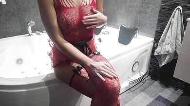 stepfather fucks stepdaughters in the bathroom