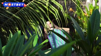 Pickup at a resort with a busty beauty, massage, and rough sex.