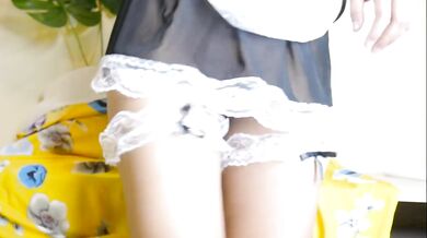 The best maid came masturbating and fucked her hard until orgasm.