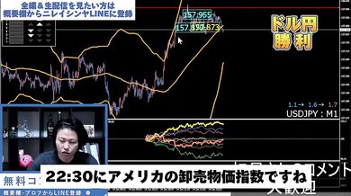 【はじめての人向け】プロの“優しく激しい”FXトレード講座｜122連勝の生配信切抜き（2025年1月14日）