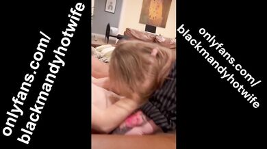 Blonde wife gets destroyed gagging and choked by gangbang cuckold cleanup