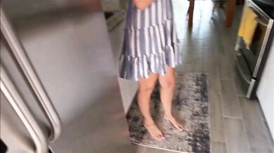 Step mom's creamy secret affair with step son huge tits cheating