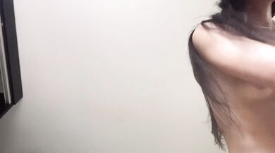 Viral schoolgirl squirts hard at home alone after class alone squirt mess