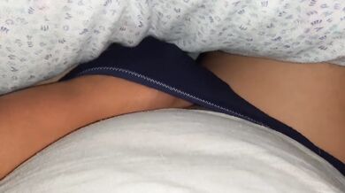 Roommate and I cum twice under the pussy blanket messily