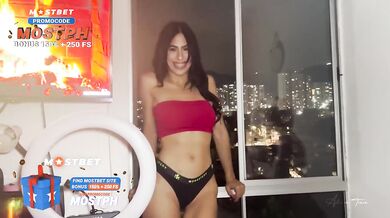 Big ass latina girlfriend takes it rough in cowgirl blowjob POV