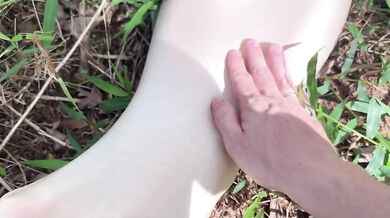 HotWife Ruined Doggystyle deep in the forest creampie