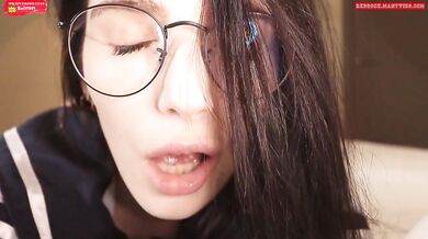 Step sis gets ass ate then fucked hard in schoolgirl uniform POV