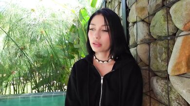 Best friend's stepsis turned 18 and begged to get fucked doggystyle POV Latina 18yo big ass