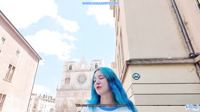 French POV destroyed my first tinder date with big dick creampie