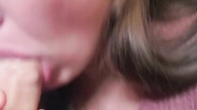 Hotwife Sucks Cock Again While Reminiscing About Being Double Teamed
