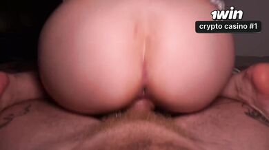 She’s so horny I came twice on her ass and face