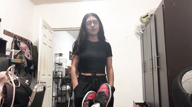 Landlord's teen rent payment she takes full of milk cowgirl style