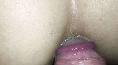 Preparing the Ass for Anal Sex Close Up Creampie Gush