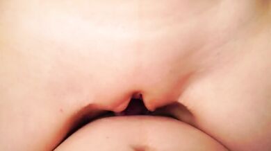 POV close up ASMR wet pussy sliding cock to cumming shaved tight perfect