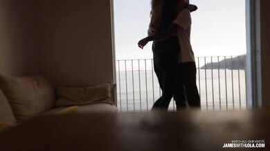 Ocean view love making Costa Brava passion that romantic couple