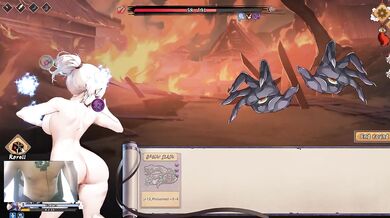 Creampie a busty kunoichi forced by demon ninja BBC