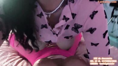 Double dildo stuffed into Tantaly sex doll squirted slut screams