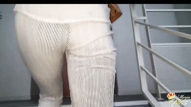 Stranger fucks me in crowded public restroom doggy style