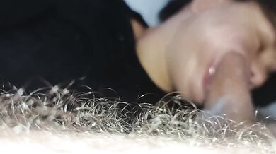 Best blowjob ever Asian POV deep throat gagging sloppy wet spit rough cumshot