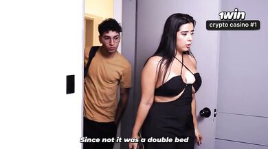 Stepmom shares bed post trip big tits ruined by cum dripping stepson